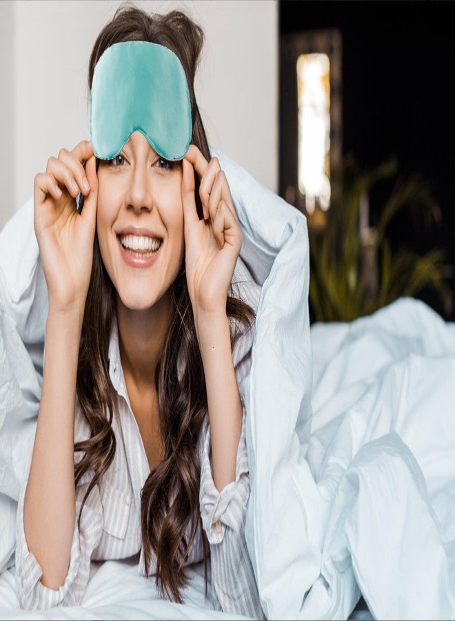 LMGERBUD Sleep Masks Soft Silky Eye Mask Cover for Sleeping for Women and Men - Image 3
